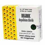 Degirol/Lemocin Lozenges Treat Sore Throat/Pharyngitis/Gingivitis/Periodontitis - HappyGreenStore