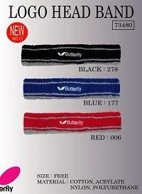 Butterfly Logo Head band table tennis ping pong style - HappyGreenStore
