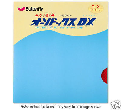 Butterfly Orthodox - OX rubber Table tennis ping pong - HappyGreenStore