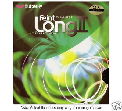 Butterfly Feint long II OX rubber Table tennis ping - HappyGreenStore