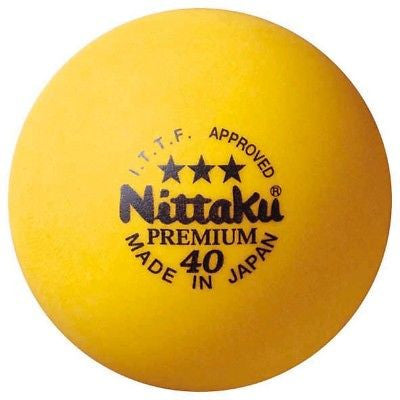 Nittaku 3 star Premium Table Tennis Ball 40 mm X 6 pcs - HappyGreenStore