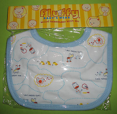 Baby Infant Kids Cute feeding Bibs bib Baby Apron - brand new in packet 2 Colors - HappyGreenStore