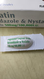 Flagystatin Ovule Supp Nystatin + Metronidazole FOR vaginitis/CANDIDA/TRICHOMONAS infect