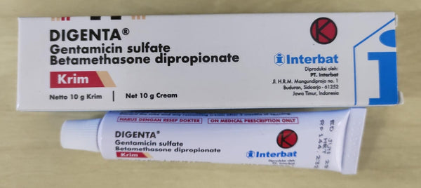 Digenta Cream - FOR Skin dermatoses w/ Fungi/Bacteria Infection/Inflam ...