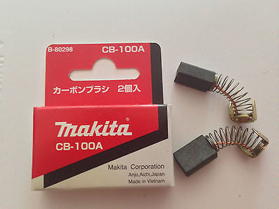 MAKITA GENUINE CARBON BRUSH SET CB-100 SUIT 9006N/JS3200/JN3200/9207SPB/9218PBL - HappyGreenStore