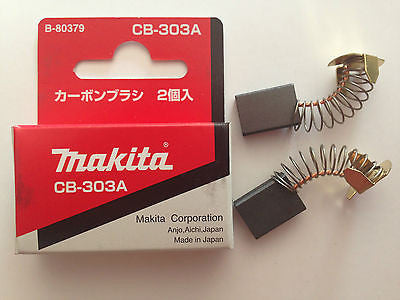 MAKITA GENUINE CARBON BRUSH SET CB-303A SUIT MT580/9920/9404/MT410/GA6020/GA5020 - HappyGreenStore