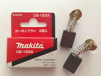 MAKITA GENUINE CARBON BRUSH SET CB-153A TO SUIT N5900B/5201N/5402/3501N - HappyGreenStore