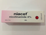 Niacef Gel Nicotinamide/Niacinamide FOR Acne/Papules/Pustules/Skin Whitening - HappyGreenStore