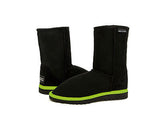 Black With a Twist Fluoro UggBoots UGG Boots -Aussie Sheepskin Made In Australia. 7 Colours to Choose - HappyGreenStore