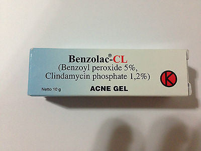 NEW Benzolac CL Benzoyl Peroxide + Clindamycin FOR Acne/Pimples/Acne Feldin Sulfur - HappyGreenStore