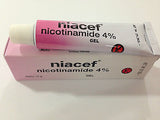 Niacef Gel Nicotinamide/Niacinamide FOR Acne/Papules/Pustules/Skin Whitening - HappyGreenStore