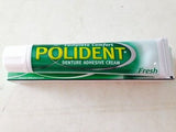 POLIDENT FALSE TEETH GLUE/ADHESIVE 5 MINUTE OR POLIDENT DENTURE CLEANER - GSK - HappyGreenStore