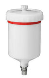 QCC Plastic Cup w/ lid for MiniJet 3000 B or for SATAjet 4000 B / 4000 B Digital - HappyGreenStore