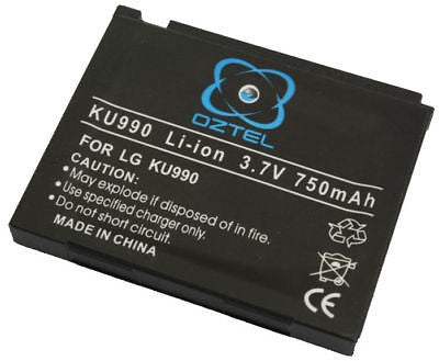 LG KU990 KU 990 Viewty battery LGIP-580A +1 yr warranty - HappyGreenStore