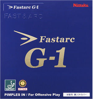 Nittaku Fast Arc Fastarc G-1 G1 Rubber Table Tennis - HappyGreenStore