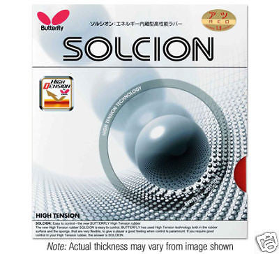 Butterfly Solcion rubber table tennis Ping pong Genuine - HappyGreenStore
