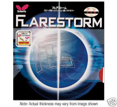 Butterfly Flarestorm rubber Table tennis Blade Racket - HappyGreenStore