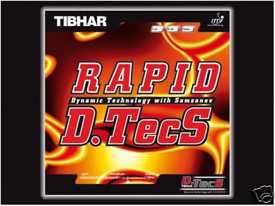 Tibhar Rapid D.TecS Rubber table tennis ping pong blade - HappyGreenStore