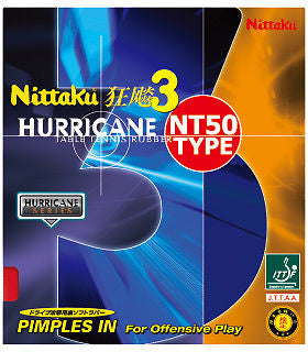 Nittaku Hurricane 3 NT50 rubber table tennis ping pong - HappyGreenStore