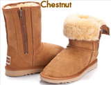 Breezer Boot with zip UggBoots Ugg Boots -12 colors to choose.Made in Australia - HappyGreenStore