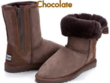 Breezer Boot with zip UggBoots Ugg Boots -12 colors to choose.Made in Australia - HappyGreenStore
