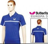 Butterfly shirt Europa 3 8 9 13 15 table tennis T-Shirt - HappyGreenStore