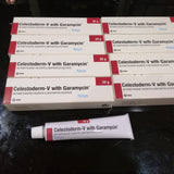 Celestoderm V Cream/Celestoderm V with Garamycin Cream/ Benoson N For Dermatosis/Psoriasis - HappyGreenStore