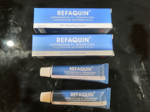 Refaquin Hydroquinone Skin Bleach Bleaching +Retinoic acid FOR Hyperpigmentation - HappyGreenStore