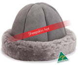 NEW Rolled up/down rim Sheepskin Hat For Winter or snow 100% 1st grade sheepskin - HappyGreenStore