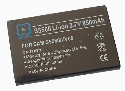 Samsung battery C5510 C3730 F278 M7600 S5500 S5550 ZV60 T559 +1 yr wty OZTEL - HappyGreenStore