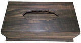 Varnished Big Rectangle Tissue Box Home Decor gift Made from Real Ebony Wood - HappyGreenStore