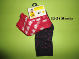 Fluffy Baby socks Unisex boys girls Cute newborn toddler 3-24 months 2 pairs set - HappyGreenStore