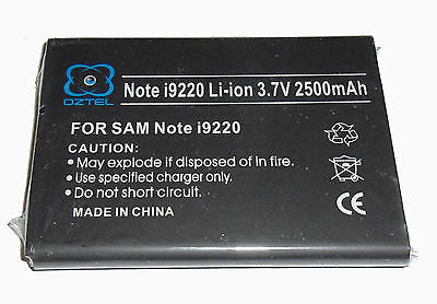 Factory Sealed Samsung Galaxy Note GT-N7000 N7000 i9220 battery +1 yr wrty OZTEL - HappyGreenStore