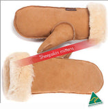 NEW Roll over cuff Sheepskin Mittens - 12 colors mitten 100% 1st grade sheepskin - HappyGreenStore