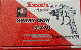Star S-770 Spray Gun Pro series (GUN ONLY) Gravity/Suction Paint 1.5/1.7/2/2.5mm - HappyGreenStore