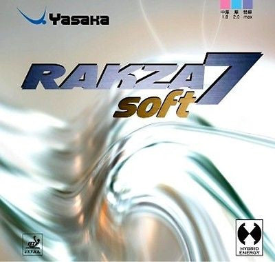 Yasaka Rakza 7 Soft  Raksa Rubber Table Tennis Blade - HappyGreenStore