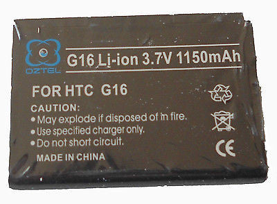 1 X HTC ChaCha G16 A810E G-16 Battery +1 year warranty OZTEL Factory Sealed - HappyGreenStore