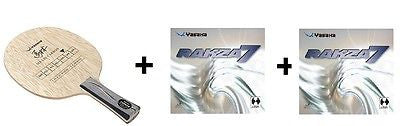Yasaka Ultimate Racket Ma Lin Carbon + Yasaka Rakza7 Rakza 7 Rubber Table Tennis - HappyGreenStore