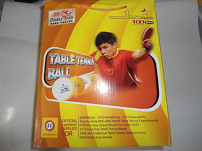 Double Fish 1 Star Training Balls Table Tennis 100 Ball - HappyGreenStore