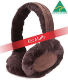 Extra Warm Ear Muffs -5 colors 100% pure luxurious Aussie Double Faced Sheepskin - HappyGreenStore