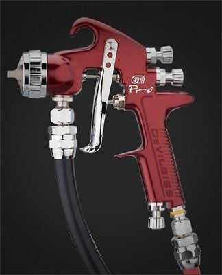 NEW DeVILBISS PF-PRO Pressure Feed SPRAY GUN PRO (GTIPPRO) GTI PRO-T4-12/14/18 - HappyGreenStore