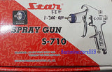 Star S-710 Spray Gun Pro series (GUN + CUP) Gravity/Suction Paint 1.0/1.3/1.5mm - HappyGreenStore