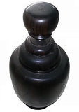 Varnished Big Solid Storage Pot Made from Antique Ebony Wood Home Decor gift - HappyGreenStore