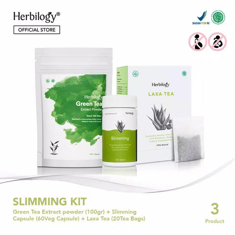 Herbal 100% Natural Nature Herbilogy Herbilogy Slimming Kit (With Green Tea) - HappyGreenStore