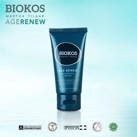 Biokos New Age Repair Anti Wrinkle Toning /Cleanser/Revitalizing gel w/ Collagen - HappyGreenStore