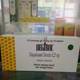 Degirol/Lemocin Lozenges Treat Sore Throat/Pharyngitis/Gingivitis/Periodontitis - HappyGreenStore