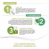 Herbal 100% Natural Nature Herbilogy Herbilogy Slimming Kit (With Green Tea) - HappyGreenStore