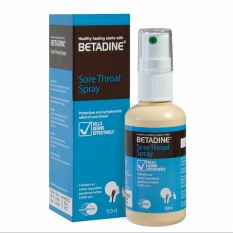 Betadine Spray for Sore Throat 50ml