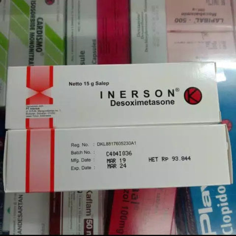 OGB DEXA/Inerson/Desomex/Esperson Cream Treat Psoriasis/Eczema/Dermatitis/Dermatoses - HappyGreenStore