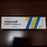 Vitacid Retinoic Acid RETIN-OL Cream 0.025 Vitamin A FOR Anti Ageing/Acne/Wrinkle